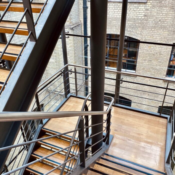 steel architectural staircase